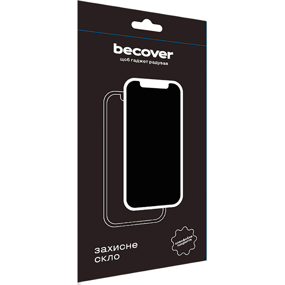 Захисне скло BECOVER для Infinix Hot 30i NFC (X669D) Black (709722) Колір чорний