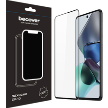 Защитное стекло BECOVER для Motorola Moto E32s Black (709733)