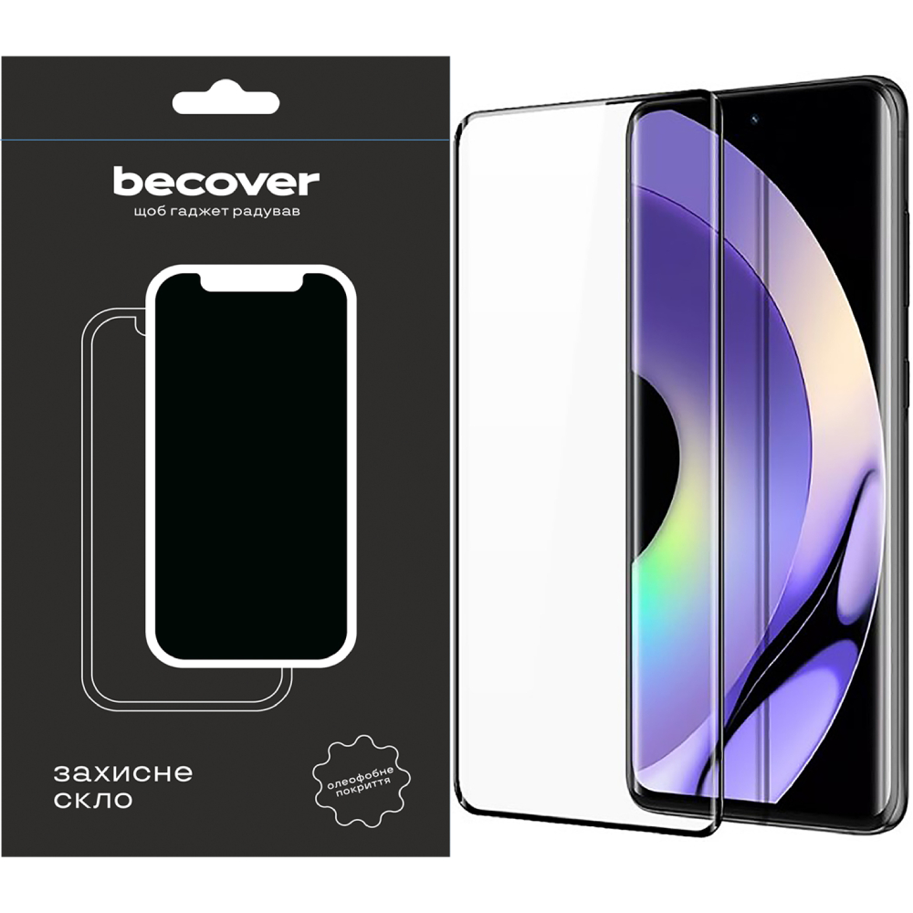 Захисне скло BECOVER для Motorola Moto G52/G82 Black (709735) Сумісність за моделлю Motorola G82