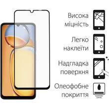 Захисне скло DENGOS для Xiaomi Redmi 13C Glass Full Glue Black (TGFG-337)