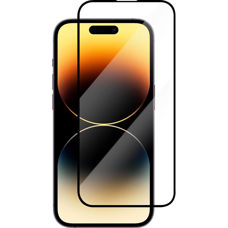 Захисне скло LUNATIK Premium Tempered Glass Full Cover для Apple iPhone 14 Pro Black (LN-110)
