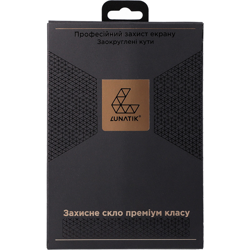 Замовити Захисне скло LUNATIK Premium Tempered Glass Full Cover для Apple iPhone 14 Pro Black (LN-110)
