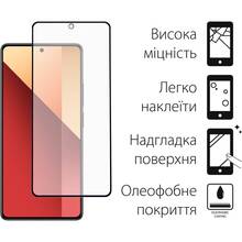 Защитное стекло DENGOS для Xiaomi Redmi Note 13 Pro Glass Full Glue Black (TGFG-338)