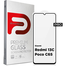 Захисне скло ARMORSTANDART Pro для Xiaomi Redmi 13C 4G/Poco C65 Black (ARM73151)