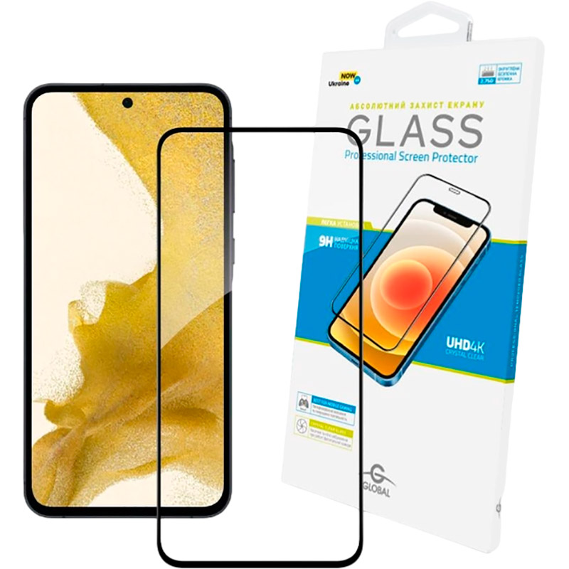 Защитное стекло Global Full Glue для Samsung Galaxy A55 Black (1283126588853) Совместимость по модели  Samsung Galaxy A55