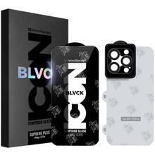 Набір захисного скла ARMORSTANDART Supreme Set Black Icon для Apple iPhone 15 Pro (ARM74187)