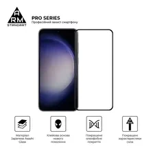 Захисне скло ArmorStandart Pro для Samsung S24 Plus / S25 Plus Black (ARM72437)