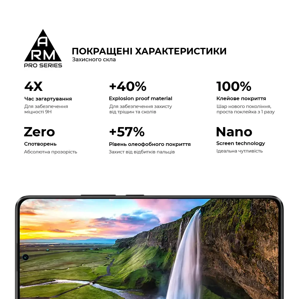 Захисне скло ARMORSTANDART Pro для Xiaomi Poco X6 5G/X6 Pro 5G/M6 Pro 4G Black (ARM73500) Тип скло