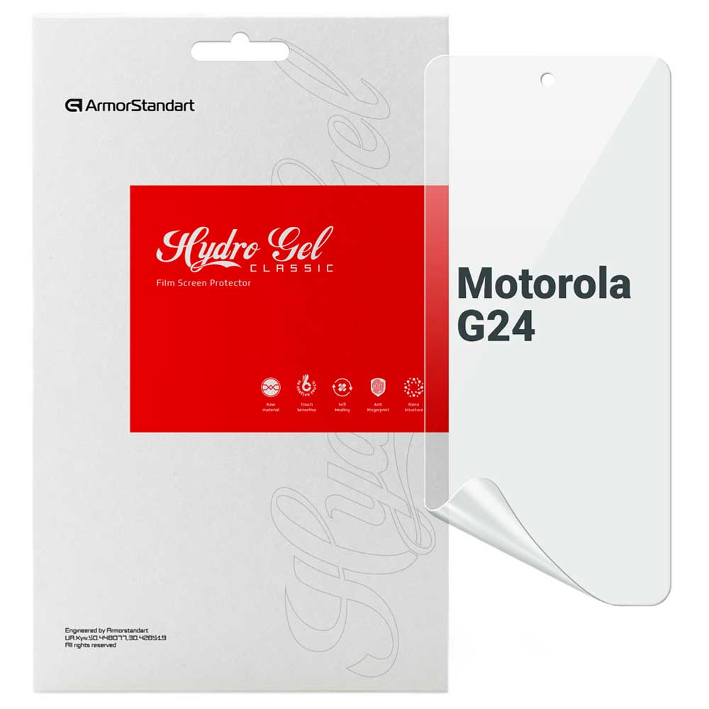 Гідрогелева плівка ARMORSTANDART для Motorola G24 (ARM74292)