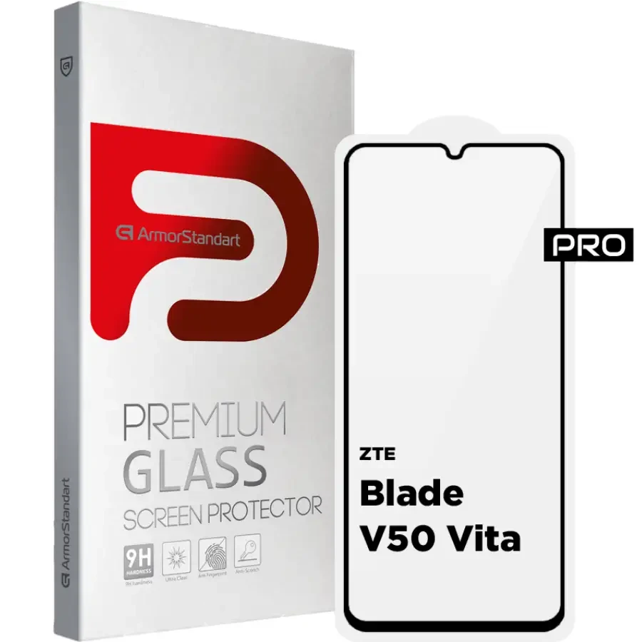 Защитное стекло ARMORSTANDART Pro для ZTE Blade V50 Vita Black (ARM70681)