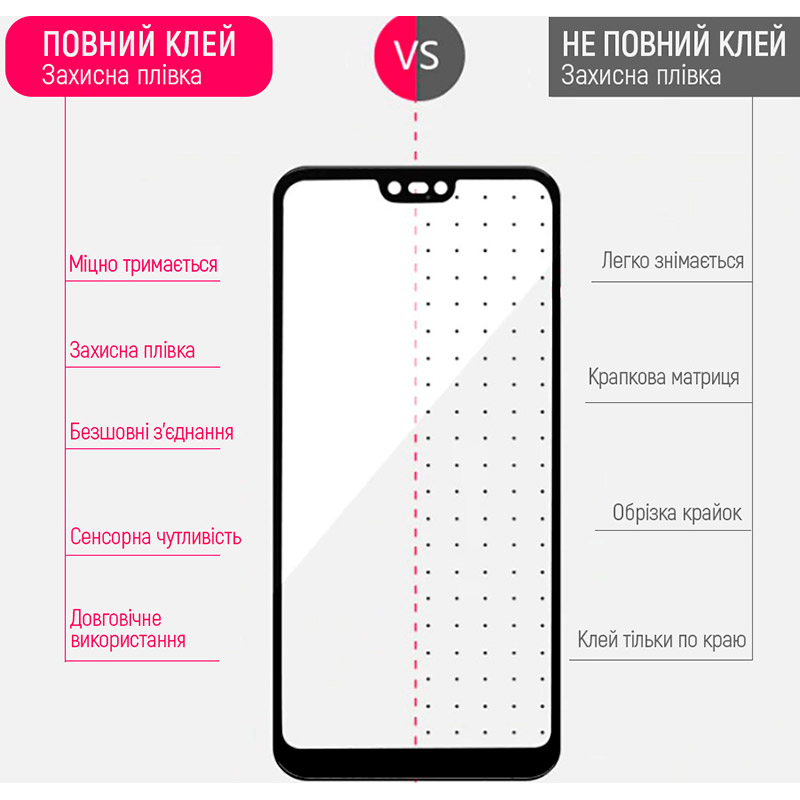 Защитное стекло COLORWAY 9H FC glue для Oppo A60 Black (CW-GSFGOA60-BK) Тип стекло