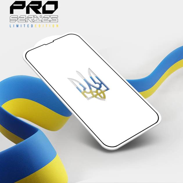 Набор защитных стекол ARMORSTANDART Pro 3D LE для Apple iPhone 14 Pro Max Black 3 шт (ARM77602) Олеофобное покрытие True