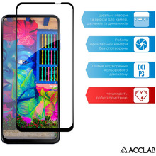 Захисне скло ACCLAB Full Glue для Motorola Moto G54 Black (1283126582394)