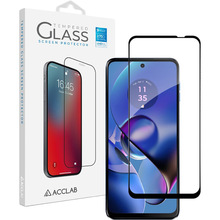 Захисне скло ACCLAB Full Glue для Motorola Moto G54 Black (1283126582394)