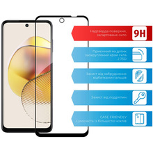 Захисне скло ACCLAB Full Glue для Motorola Moto G73 Black (1283126567261)