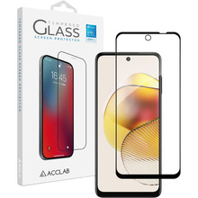 Захисне скло ACCLAB Full Glue для Motorola Moto G73 Black (1283126567261)