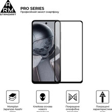 Захисне скло ArmorStandart Pro для HMD Pulse Pro/Pulse Plus Black (ARM79285)