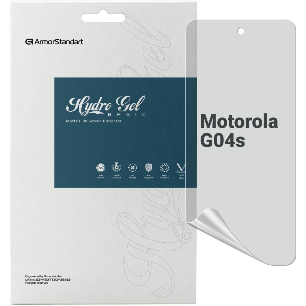 Гидрогелевая пленка ARMORSTANDART Matte для Motorola G04s (ARM77435)