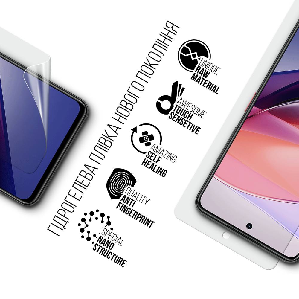 Гідрогелева плівка ARMORSTANDART для ZTE Nubia Focus 5G (ARM78871) Додатково Функції Self Healing та TOUCH ID без перешкод.