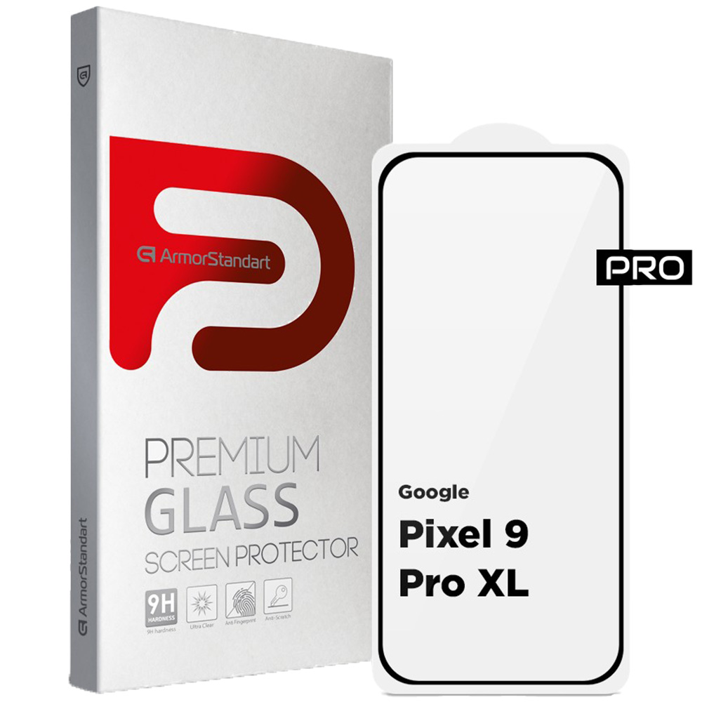 Захисне скло ARMORSTANDART Pro для Pixel 9 Pro XL Black (ARM79889)