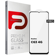 Захисне скло ARMORSTANDART Pro для Realme C63 4G Black (ARM78445)