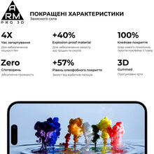 Захисне скло ARMORSTANDART Pro 3D для Apple iPhone 16 Plus Black (ARM78033)