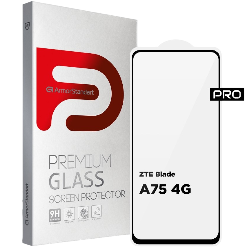 Захисне скло ARMORSTANDART Pro для ZTE Blade A75 4G Black (ARM78905)