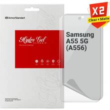 Набор гидрогелевой пленки ARMORSTANDART Clear + Matte для Samsung A55 5G (A556) (ARM80705)