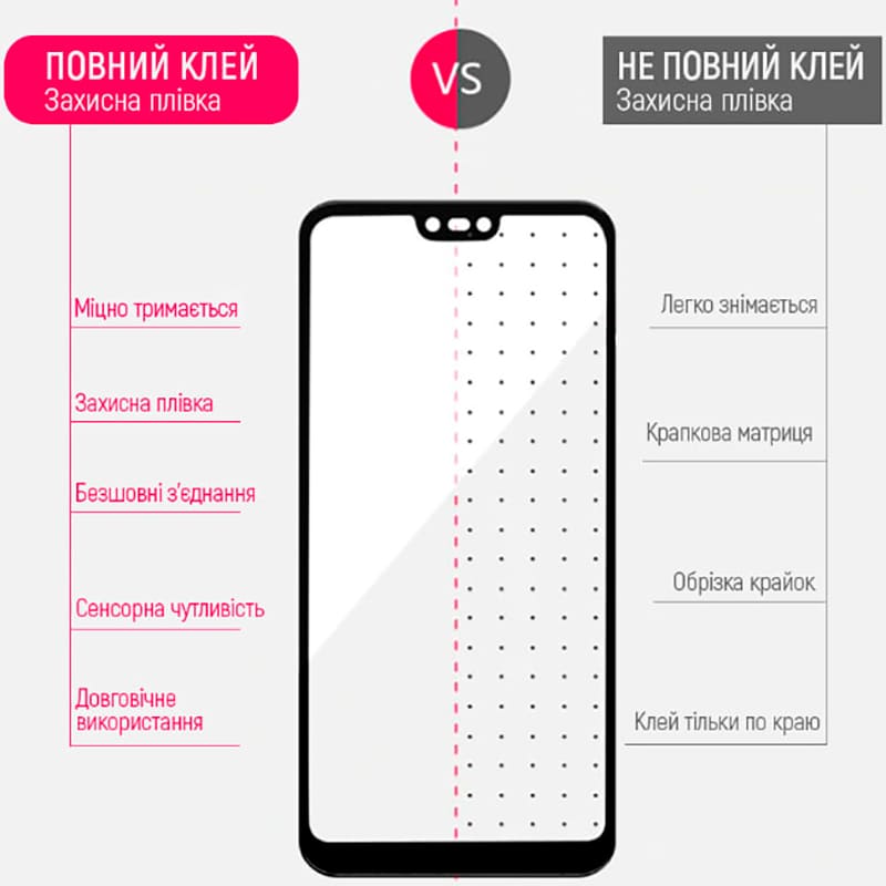 Заказать Защитное стекло COLORWAY 9H FC glue для Motorola G55 Black (CW-GSFGMG55-BK)