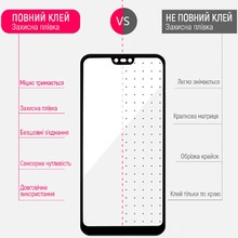 Защитное стекло COLORWAY 9H FC glue для Motorola G55 Black (CW-GSFGMG55-BK)