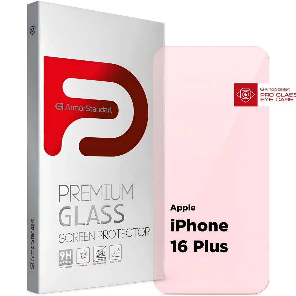 Захисне скло ARMORSTANDART Pro Eye Care для Apple iPhone 16 Plus (ARM80304)