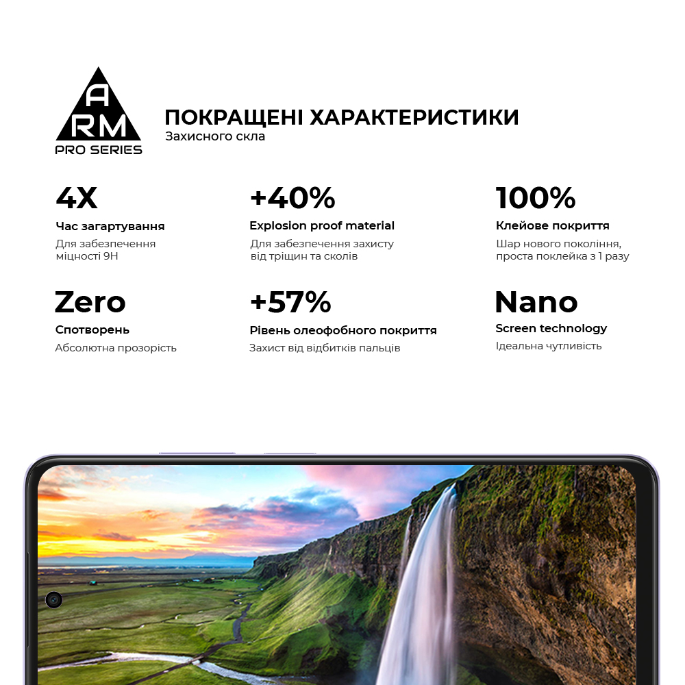 Защитное стекло ARMORSTANDART Pro для OPPO A3 4G / A3x 4G / A40m 4G Black (ARM80892) Тип стекло