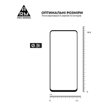 Защитное стекло ARMORSTANDART Pro для OPPO A3 4G / A3x 4G / A40m 4G Black (ARM80892)