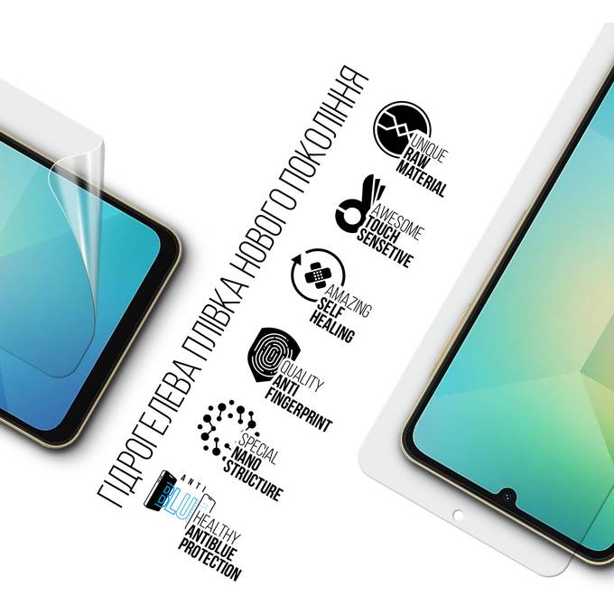 Гідрогелева плівка ARMORSTANDART Anti-Blue для Samsung A06 (A065) (ARM80176) Сумісність за моделлю Samsung Galaxy A06