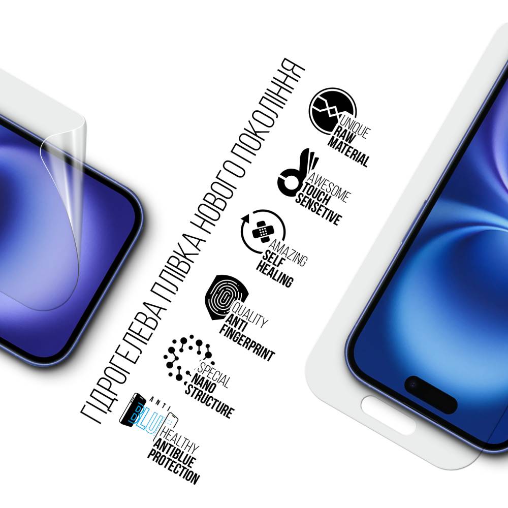 Гідрогелева плівка ArmorStandart Anti-Blue для Apple iPhone 16 (ARM80741) Сумісність за моделлю Apple iPhone 16