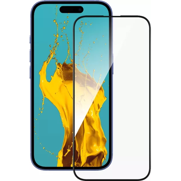 Захисне скло Full Glue PIKO для Apple iPhone 16 Black (1283126593383)