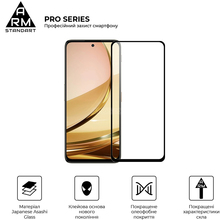 Защитное стекло ARMORSTANDART Pro для ZTE Nubia Focus Pro 5G Black (ARM78908)