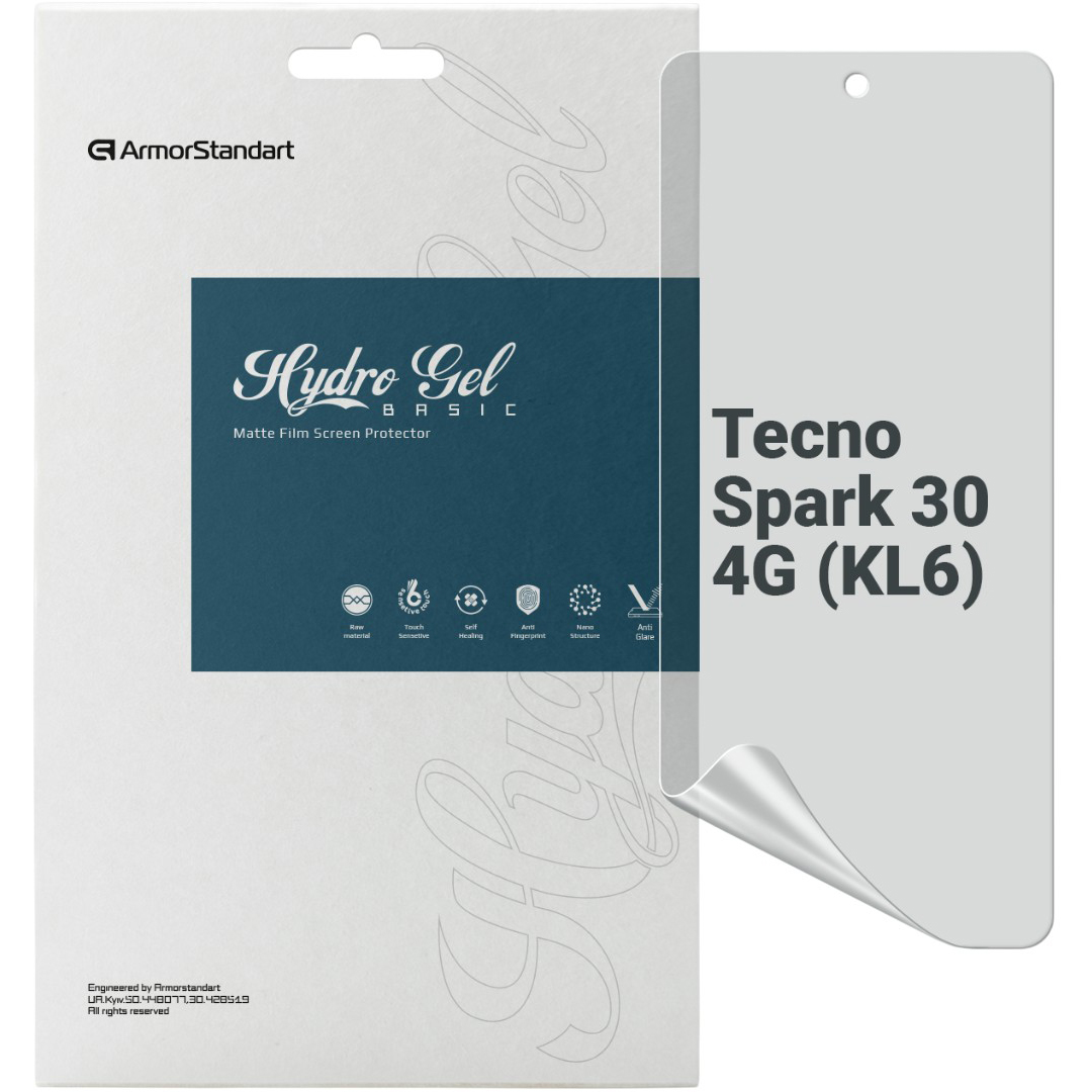 Захисна плівка ARMORSTANDART Matte для Tecno Spark 30 4G (KL6) (ARM81386)