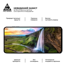 Защитное стекло ARMORSTANDART Pro для Motorola G55 5G Black (ARM81170)