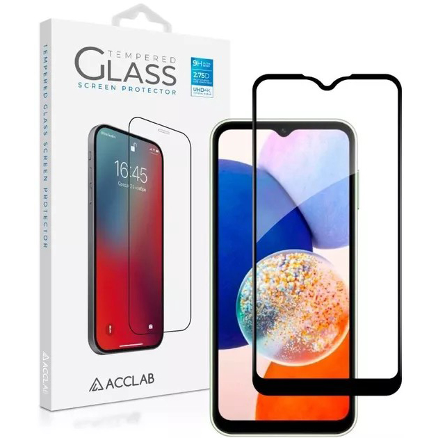 Захисне скло ACCLAB для Samsung Galaxy A15 Full Glue (1283126583032) Додатково Не знижує чутливість сенсора