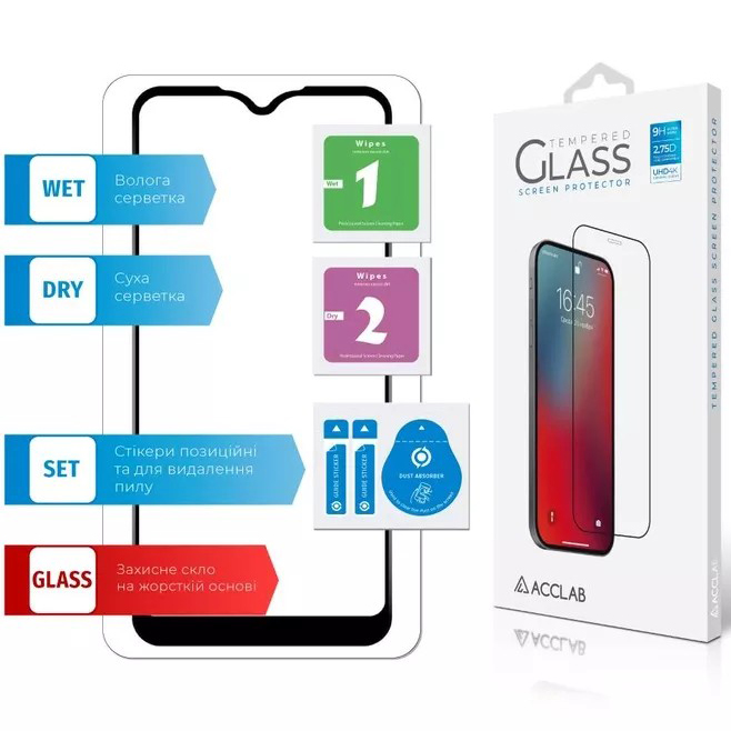 Фото Захисне скло ACCLAB для Samsung Galaxy A15 Full Glue (1283126583032)