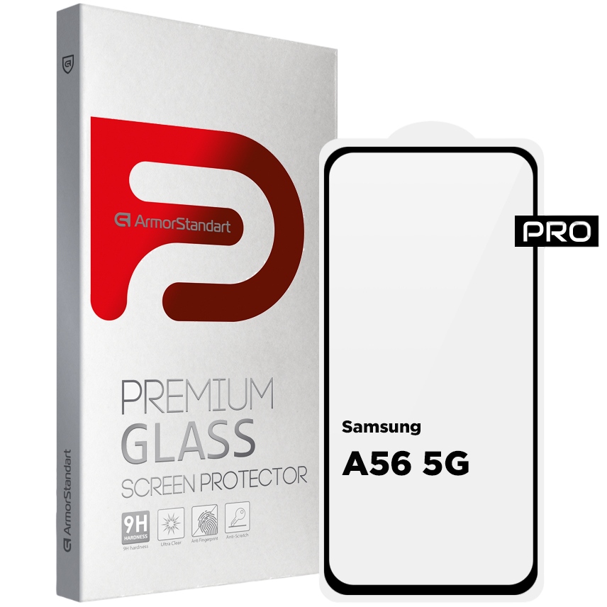 Защтное стекло ARMORSTANDART Pro для Samsung A56 5G Black (ARM82612)