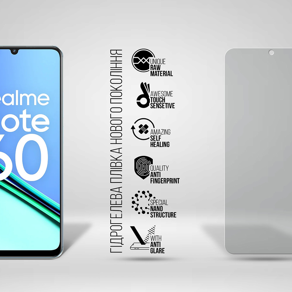 Гидрогелевая пленка ArmorStandart Matte для Realme Note 60 4G (ARM81161) Совместимость по модели  Realme Note 60