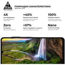 Захисне скло ARMORSTANDART Pro для Samsung A26 5G Black (ARM82212)