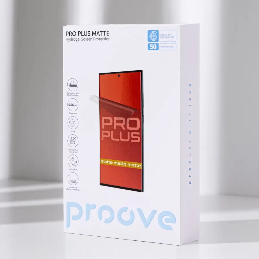 Гидрогелевая пленка PROOVE PRO PLUS Matte 10 шт (59353) Совместимость по модели  универсальный