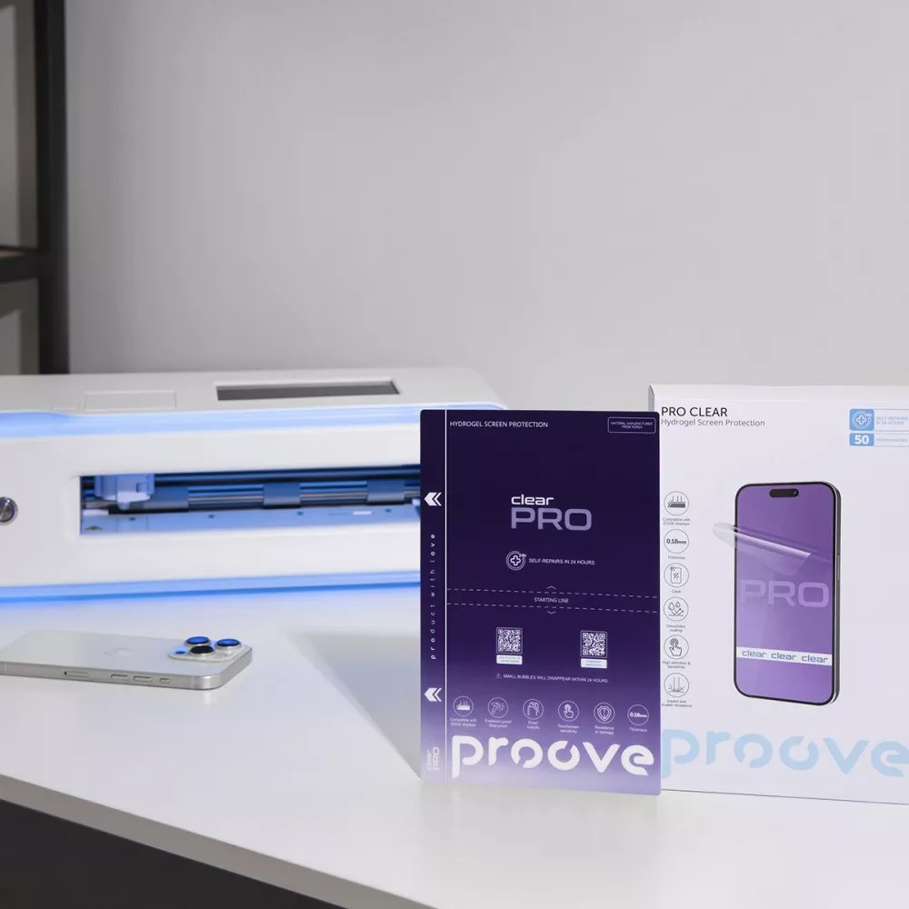 Гидрогелевая пленка PROOVE Hydrogel Screen Protection PRO Clear 10 шт (59467) Тип пленка