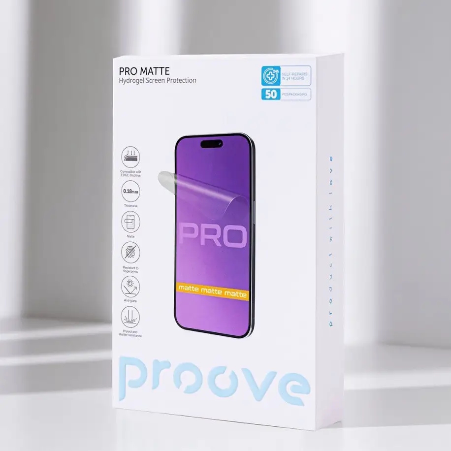 Гидрогелевая пленка PROOVE PRO Matte 10 шт (59359) Совместимость по модели  универсальный