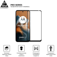 Защитное стекло ARMORSTANDART Pro для Motorola G34 5G Black (ARM73850)