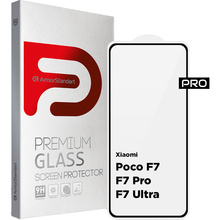 Защитное стекло ARMORSTANDART Pro для Xiaomi Poco F7/F7 Pro/F7 Ultra Black (ARM80412)