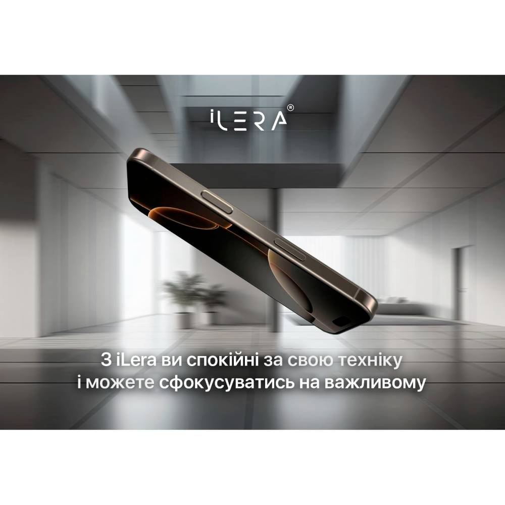 Захисне скло ILERA Infinity Full Cover Glass For iPhone 16 Pro (ILIN16PR) Тип скло